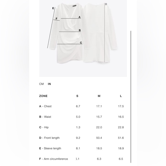 Zara STRIPED SHIRT DRESS ZW COLLECTION $89.90 Size Large NWT - Picture 7 of 7